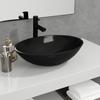 VidaXL Countertop Washbasin Toilet Sink Bathroom Hand Basin Washbasin Bathroom Sink House Interior Glass 50x37x14 345249