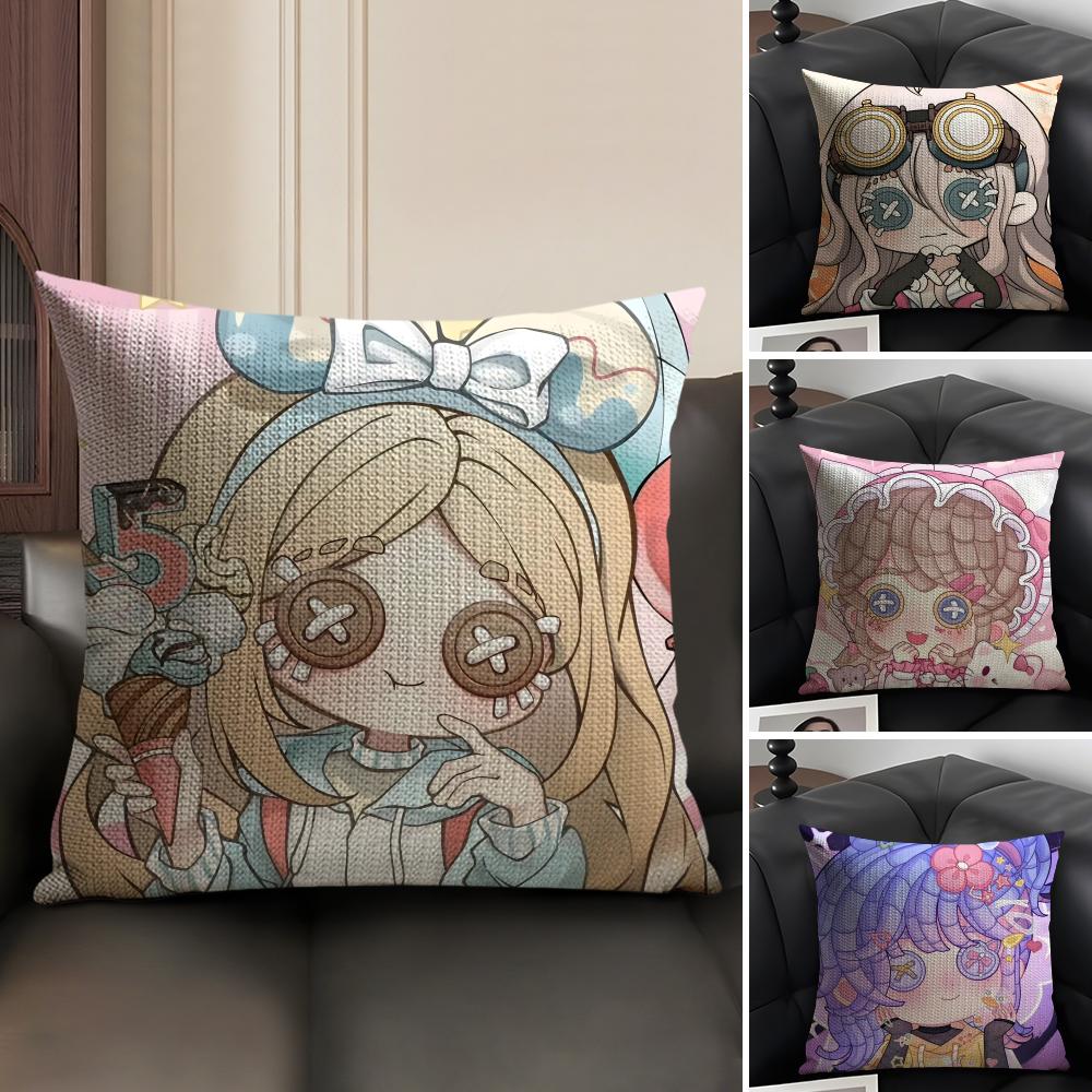 Cute Beautiful Cartoon IIdentity V Pillow Case Pattern Printed Pillowcase for Living Room Sofa Cushion Cover Bedroom Decor