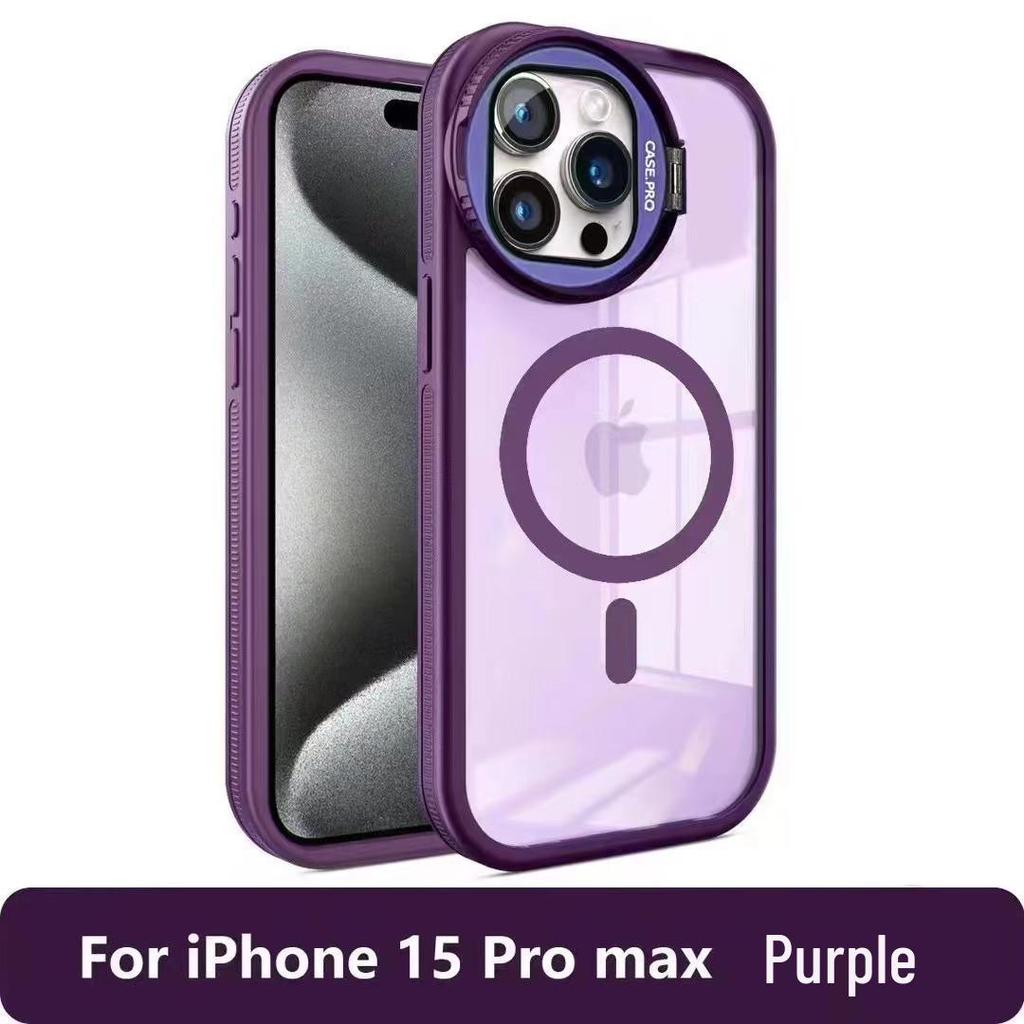 Магнитный Чехол для iPhone 17 «Маленький Монстр»: Подставка для объектива, защита от падений, для iPhone 16 Pro Max и 15.
