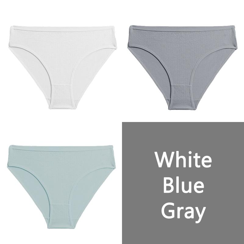 FINETOO Хлопковые трусики S-XL, женские трусы с низкой посадкой, женское удобное нижнее белье, модные жаккардовые трусики, нижнее белье, 3 шт.