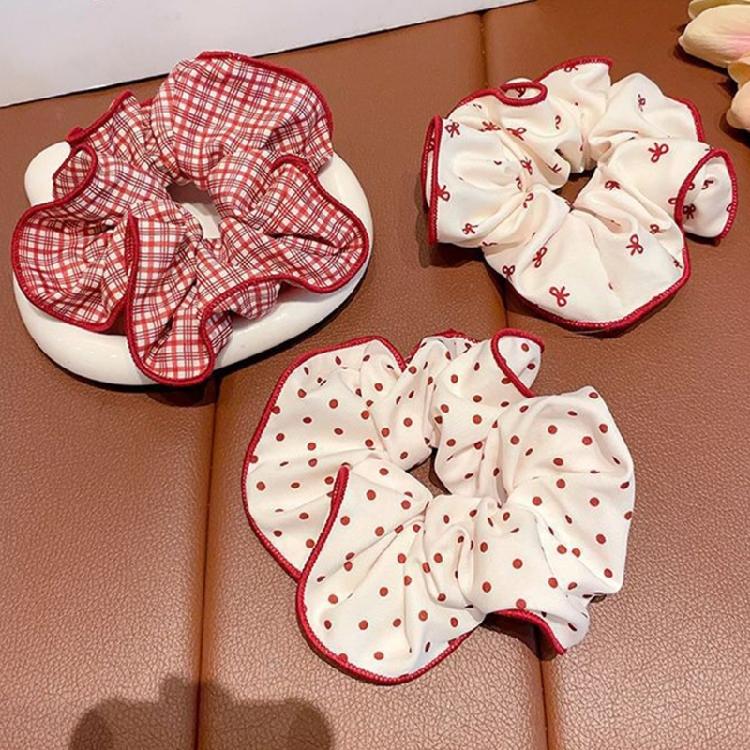 Элегантная резинка для волос Эластичные scrunchies Складчатые французские кольца для волос для элегантных причесок Подходит для длинных волос Эластичная резинка для волос