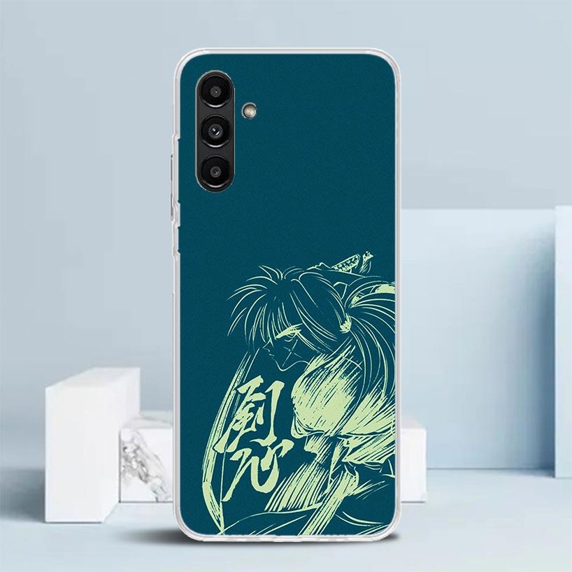 Чехол для телефона Аниме Rurouni Kenshin Для Samsung Galaxy A55 A54 A52 A53 A15 A14 A12 A13 A25 A24 A22 A23 A35 A34 A32 A33 A04S A02S A0