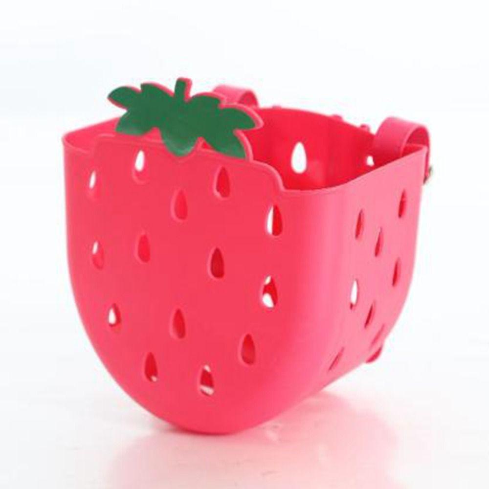 with Hooks Children's Kids Front Basket Plastic Bike Carrier Bag Bicycle Basket Accessories