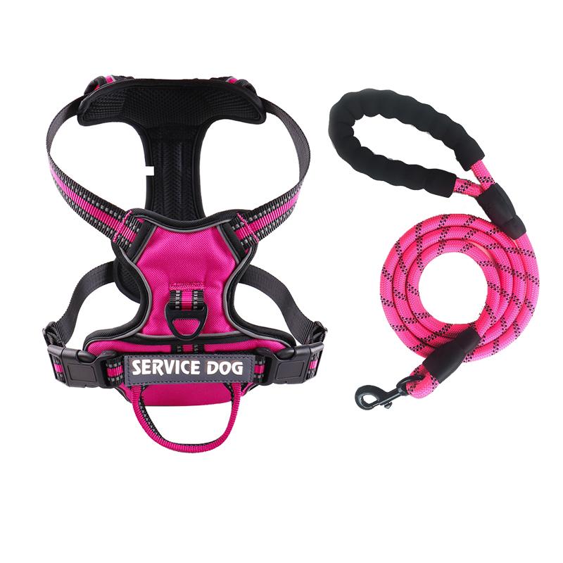 Регулируемый жилет для французского бульдога для собак средних и больших пород Светоотражающие поводки для больших собак Набор mascotas Chain Prdocuts