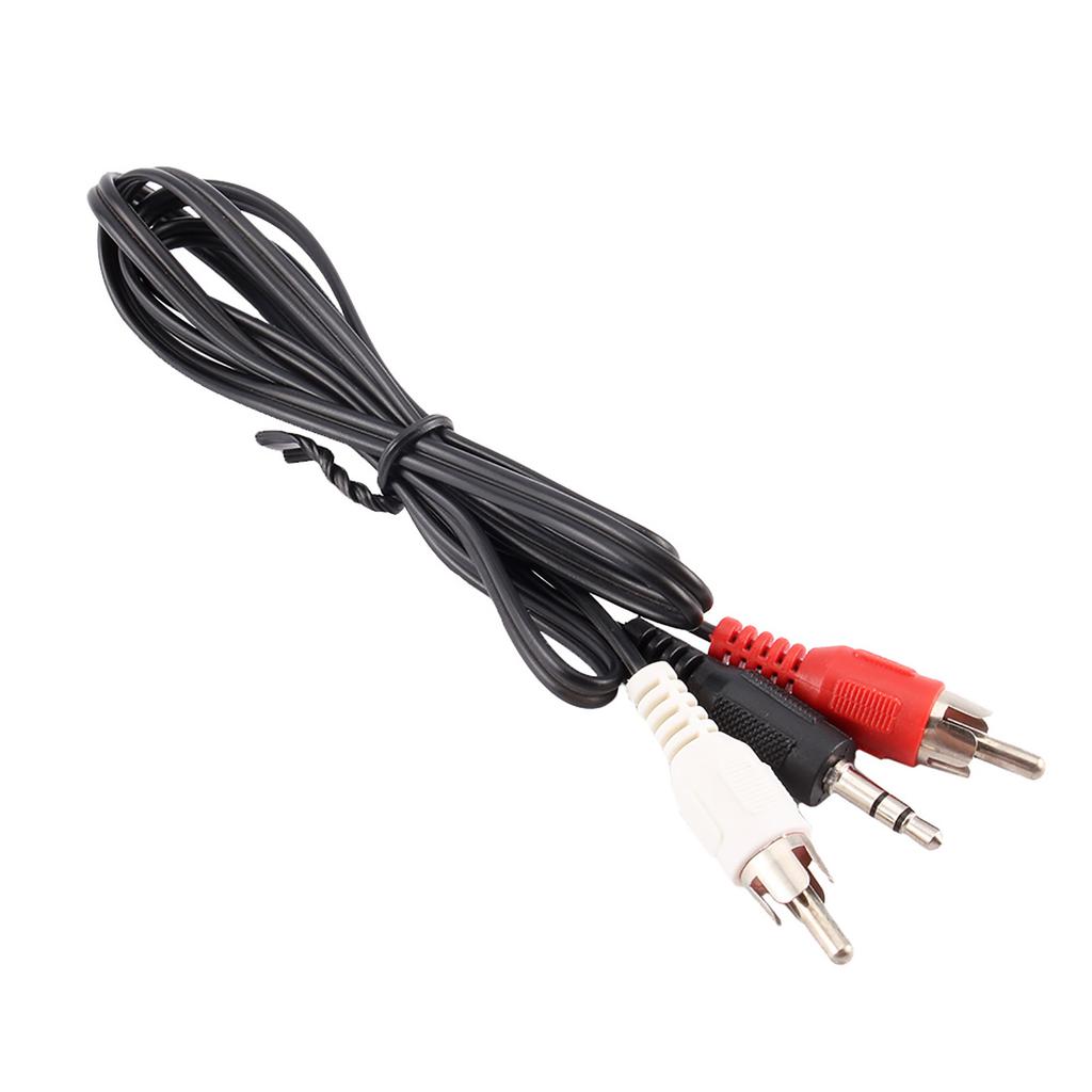 3.5mm Stereo O Male Interface To 2 for RCA Female Cable Plug Male To for RCA Female Adapter