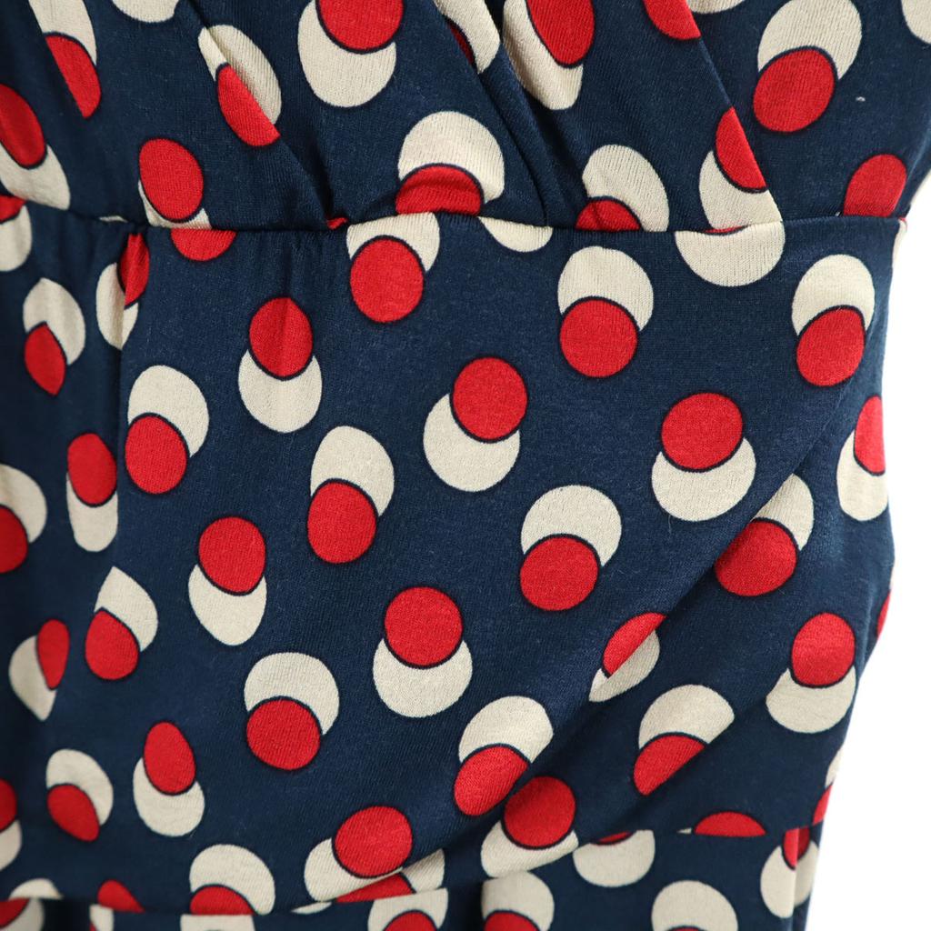 Max Mara Платье длиной до колена с рукавами-фонариками S Темно-синий Женский Б/у