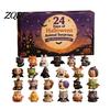 Halloween Countdown Ritual Advent Calendar 2026, 24 Day with Mini Figurines, Surprise Collectible Fairy Toy Set for Kids Adults, Party Favors Tabletop