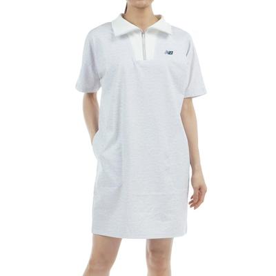 Платье для гольфа с коротким рукавом 1 [New Balance] женское (тянущийся) / 012-5124501 031_Белый [М]