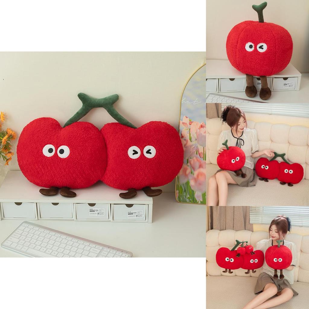 Cherry Character Plush Doll Pillow Doll And Keychain For Gift And Collection