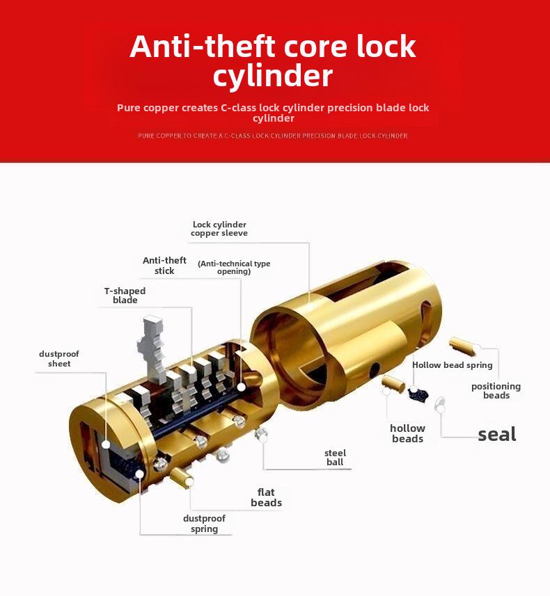 U-Shaped Anti-Theft Waterproof Lock for Bicycles, Electric Vehicles, and Motorcycles