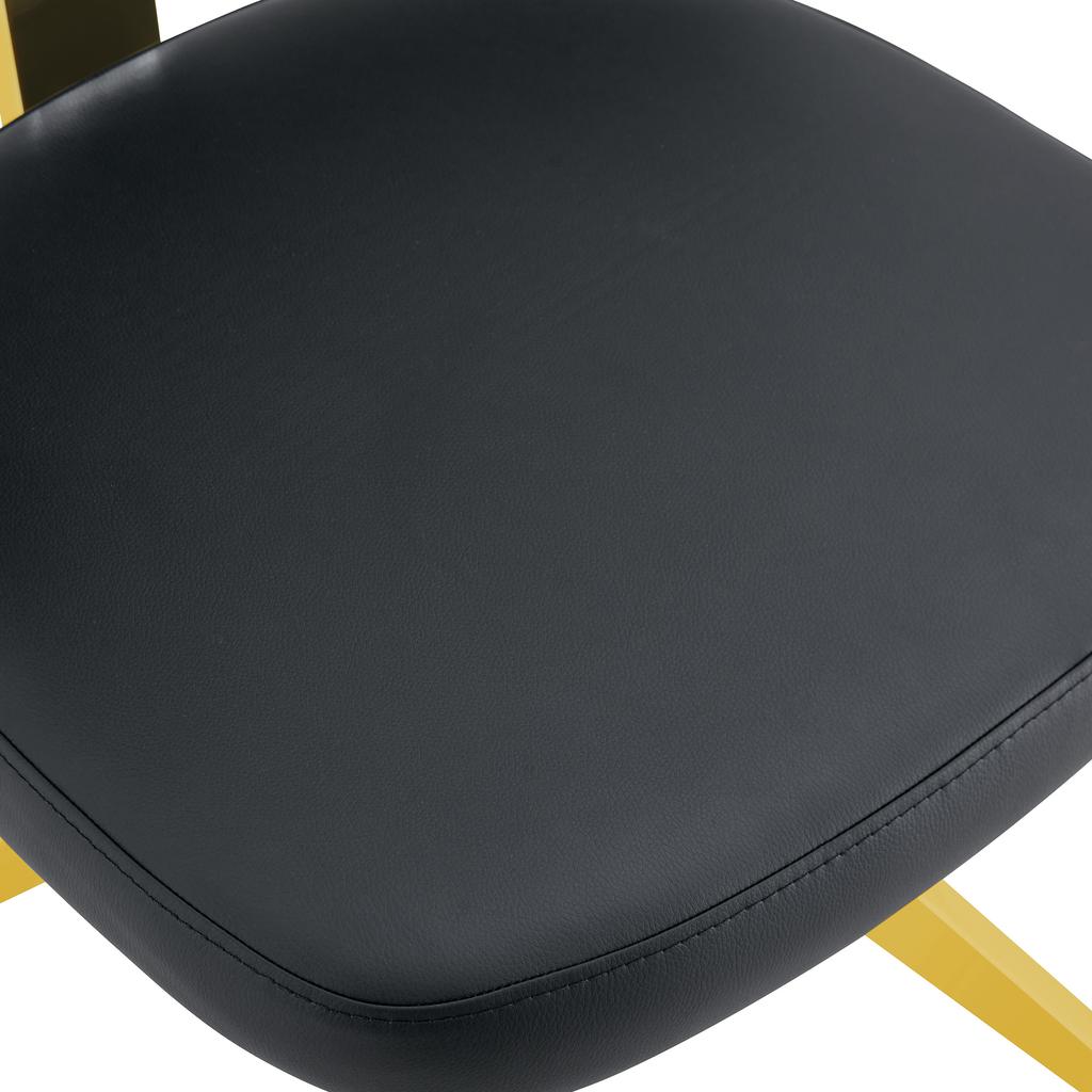 Modern swivel chair with metal frame, comfortable upholstery, 360 degrees rotatable, ideal for office & living room