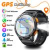 Военные GPS Смарт-часы Мужские AMOLED HD Экран Bluetooth Звонок Пульсометр Светодиодный Фонарик Компас 530 мАч Смарт-часы Новые