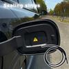 90cm/35inch D-shaped Seal Strip Car Fuel Cap Charging Port Insulation Dustproof Waterproof Gasket Automotive Weatherproof Seal