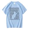 Men's High Quality T-shirt 100% Cotton Funny Cool Cat Design Print Summer Loose Short Sleeve for Men T-Shirt Male Tops Tees