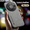 KEYSION Роскошный ретро-чехол из ПУ-кожи для HONOR X9d 5G и Huawei Magic 8 Lite - Ударопрочный с шелковистой мягкой текстурой