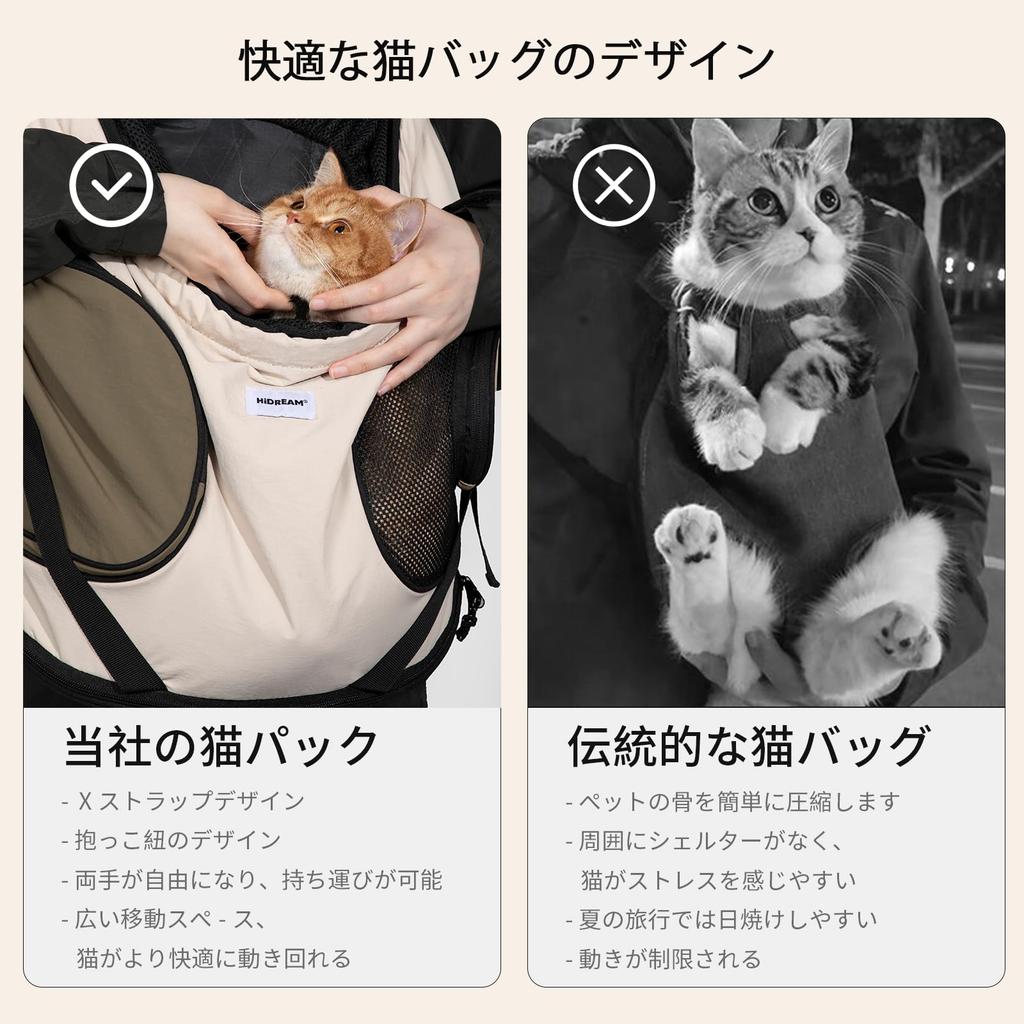 Переноска для собак и кошек Рюкзак для питомца с регулируемым плечевым ремнем и водонепроницаемым нейлоном Легкий Идеально подходит для больницы и чрезвычайных ситуаций Вмещает до Бежевый