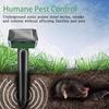Répulsif à taupes ultrasonique pour jardins, pics anti-taupes solaires à vibration sonique, solution anti-nuisibles respectueuse des animaux pour