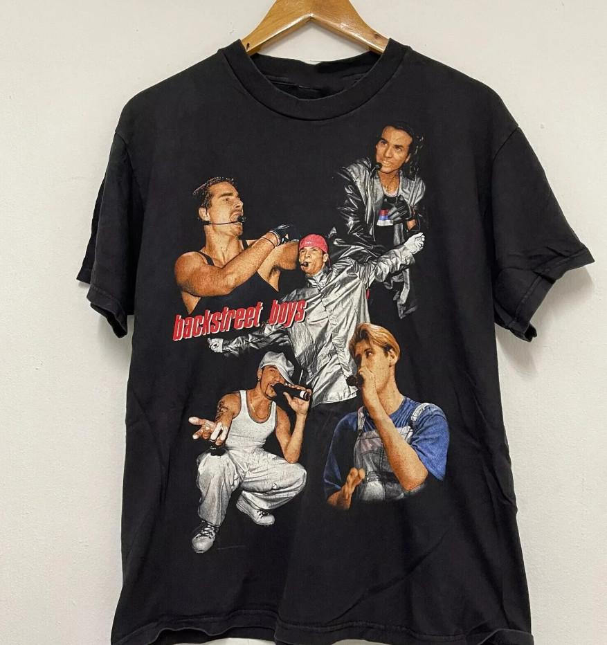 Винтажная футболка 90-х годов Backstreet Boys Backstreet's Back 1998 Tour, размеры S-4XL