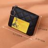 Women PU Leather Zip Coin Wallet Key Chain Fashion Small Purse Money Designer Short Change Pouch Mini Handbags