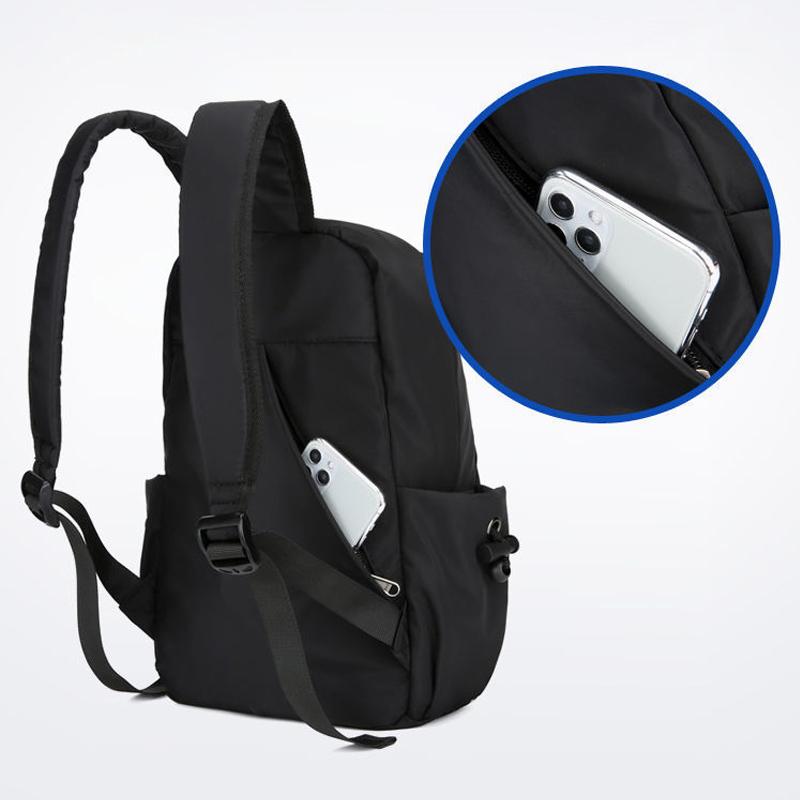 Men's Backpack Fashion Small Black Shoulder School Bag for Man 2026 Canvas Designer Waterproof Sports Travel Male Backpacks