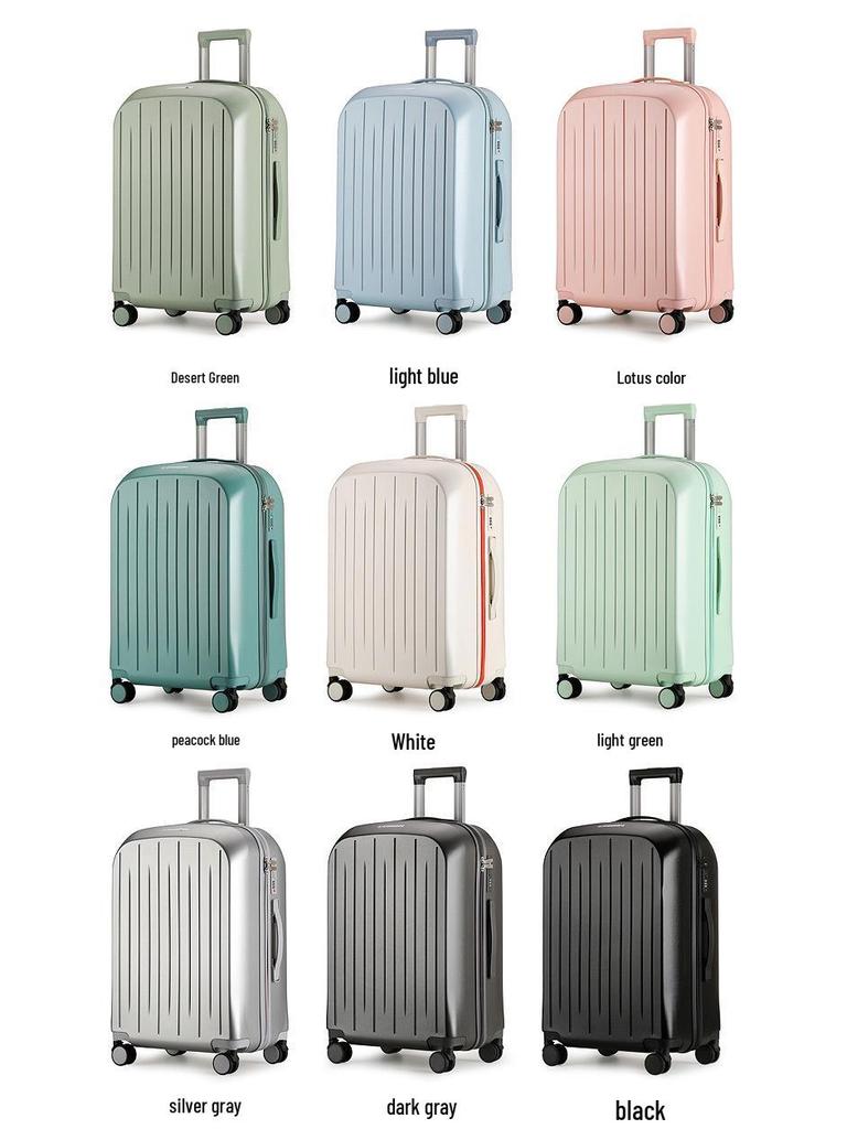 Прочный чемодан на колесиках модели 2025 года — большая вместимость, кодовый замок, подходит для мужчин, женщин и студентов.