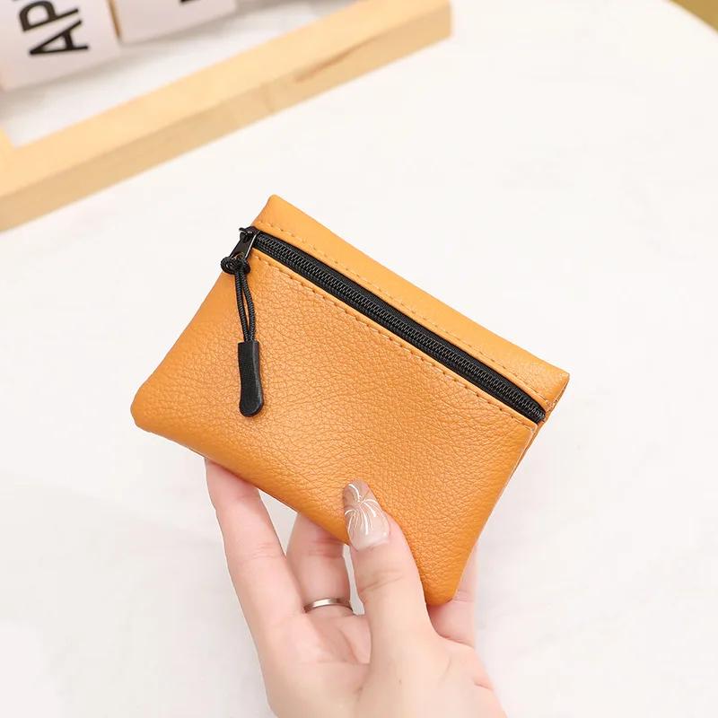 Fashion Card Money Wallet Women Mini Coin Wallet Bags Female Card Purses Ladies Zipper Coin Card Purse Key Storage Bag Pouch