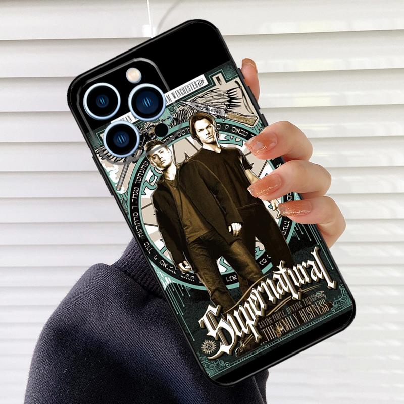 Чехол для телефона Сверхъестественное Для iPhone 17 16 15 14 13 12 11 Pro Max mini 15 16 Plus 16e 17 Air Cover Fundas