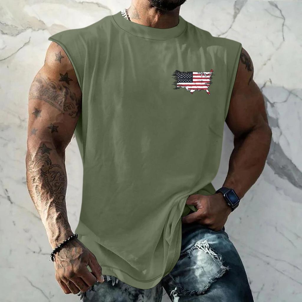 Мужской фитнес, упражнения, похудение, жилет и майка с принтом, мужской I-образный с широкими плечами и центральной частью спины