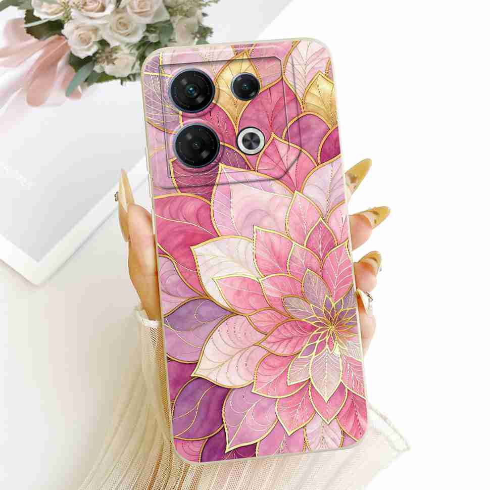 Чехол для Infinix GT 10 Pro 5G X6739, модный, разноцветные цветы, полностью мягкий силиконовый чехол для чехлов телефона Infinix GT 10Pro 10 pro 5G