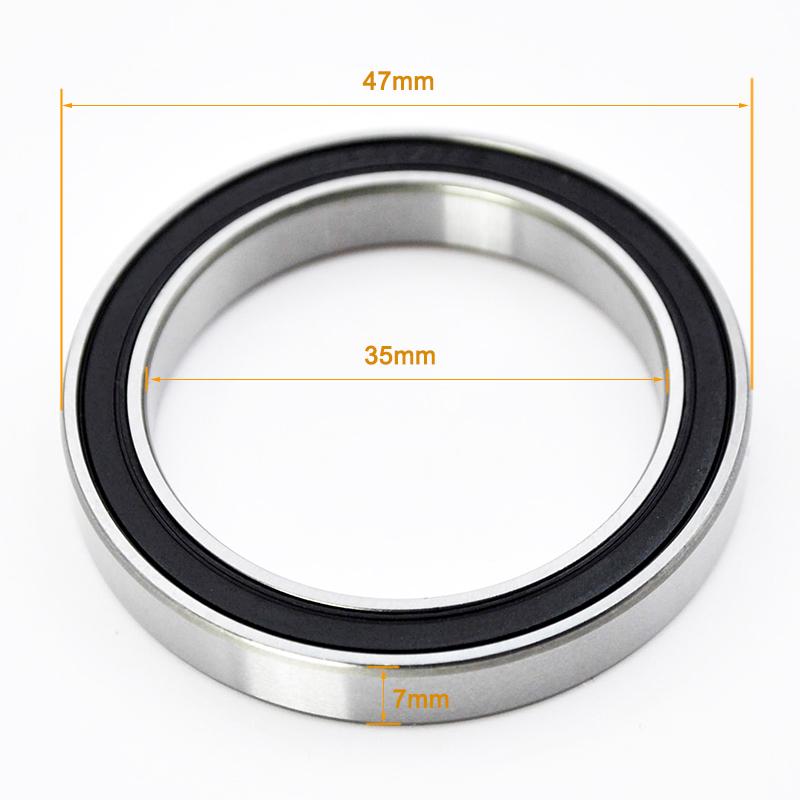 2pcs 6806 6807 6808 6809 6810 6811 6812 6813 6814 6815 6816 2RS DDU RS Bearing 6808RS Deep Groove Ball Bearings