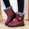New Women's Winter Waterproof Casual Cotton Shoes Platform Comfortable Warm Plush High Help High Quality Fashion Snow Boots