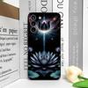 Роскошный чехол для телефона с узором «Цветок лотоса» для Samsung Galaxy A56 A14 A55 A16 A54 A36 A53 A52 A51 A50 A22 5G Мягкий чехол Цветочный корпус
