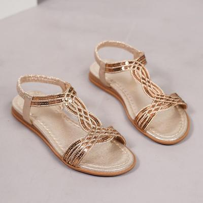 Женские богемные летние эспадрильи на плоской подошве со шнуровкой, 2025: Европейская и американская мода, повседневный и простой дизайн