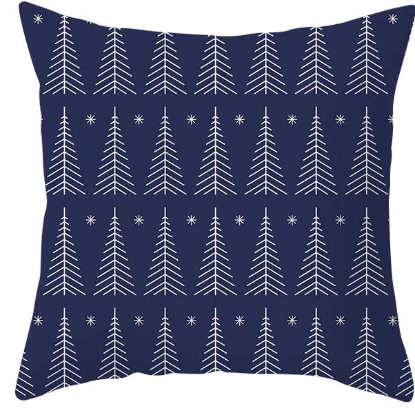 Рождественское украшение Наволочка для дивана Гостиной Наволочка для подушки % Полиэстер Многоразовая Наволочка Прямая доставка