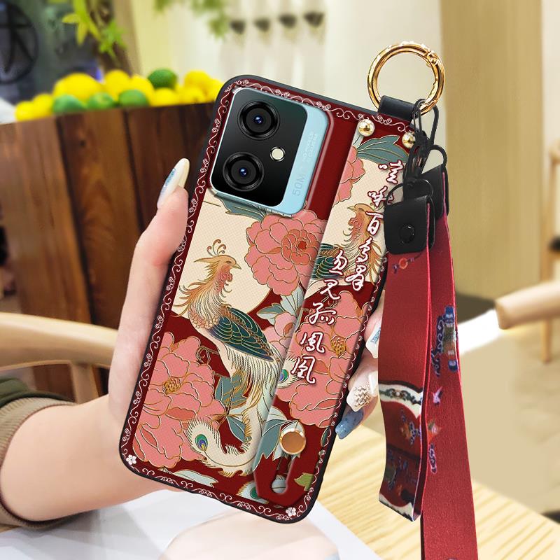 Грязеотталкивающий Пылезащитный Чехол для Телефона Для Blackview Oscal C70 Мягкий чехол Браслет Модный Шнурок Прочный Китайский стиль