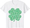Hot Fashion Unisex Mickey Mouse Green 4-Leaf Clover St. Patrick's Day T-Shirt S-4XL Four Seasons