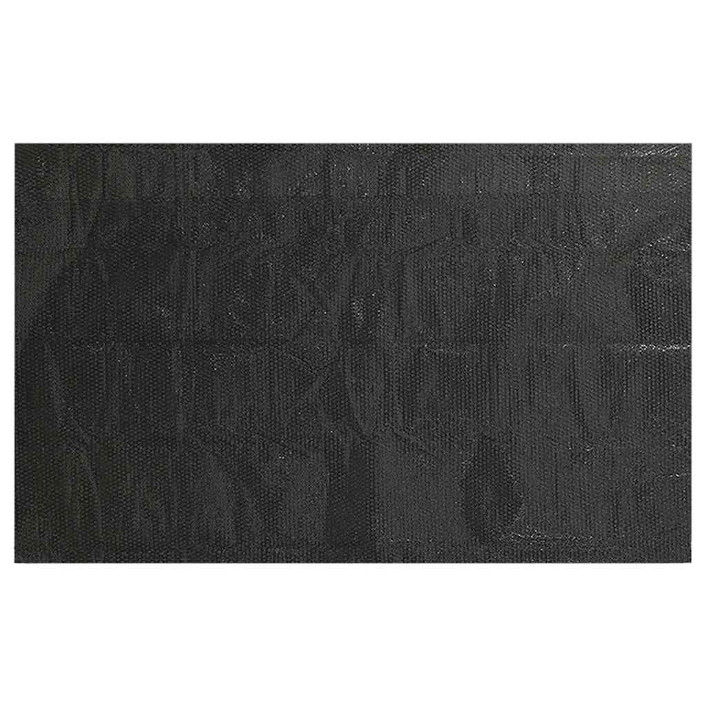 Treibende Pool Solarfolie rechtecking 10 x 5m Pools, schwarz