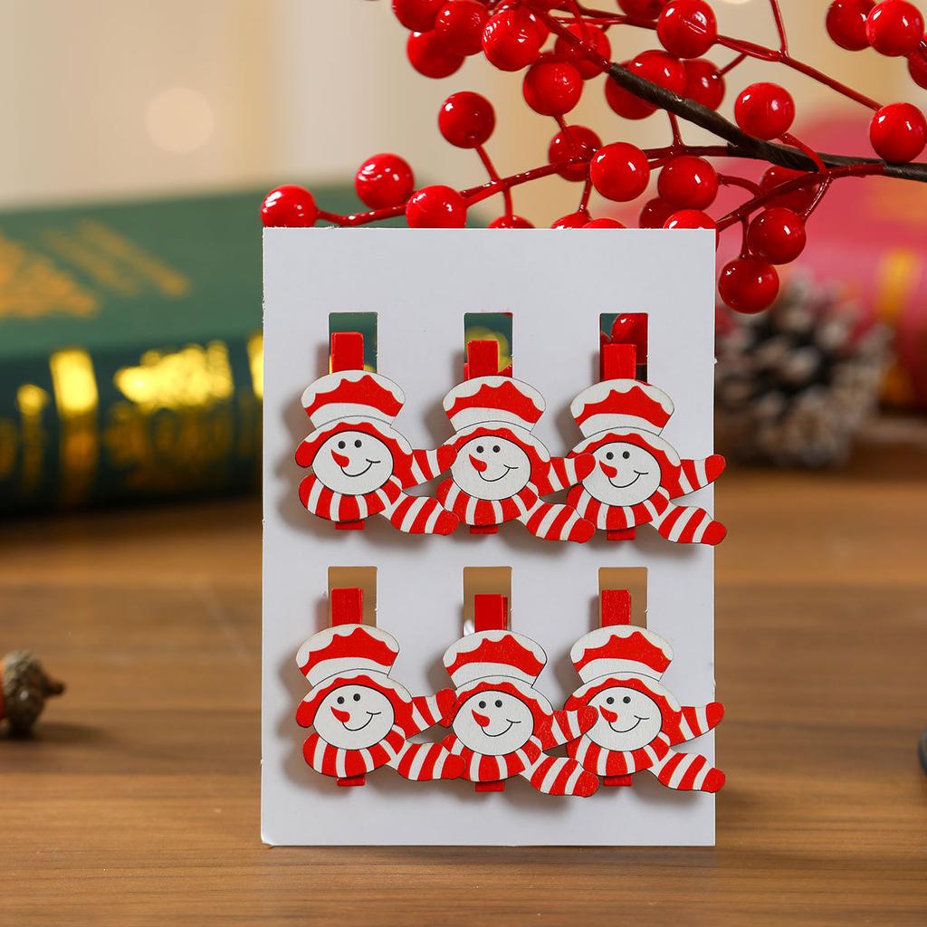 Рождественский деревянный мультфильм клип рождественские праздничные украшения аксессуары для дома фото стена сцена макет