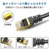 Hanmir LAN Cable Category 7 RJ45 Connector Gigabit 10Gbps/600MHz CAT7 Compliant High Speed Lan Cable Gold Plated Ethernet Cable Flat Cable Anti-Break