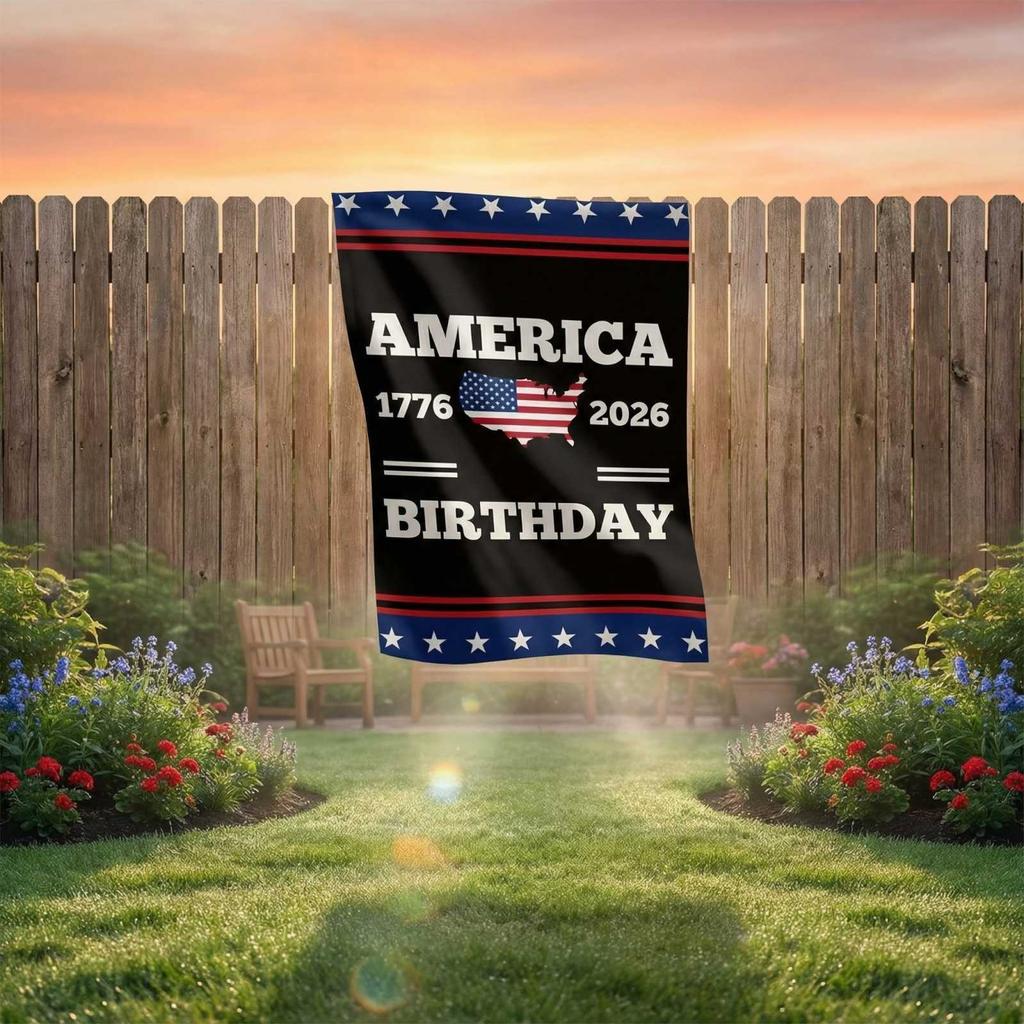 Decorative Garden Flag For The 250th Anniversary Of The United States