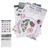 3 Pcs Healthy Meal Guide Foldable Food List Chart Meal Planner Low Carb Food List Diet Guide Educational Chart for Home Restaurant Use