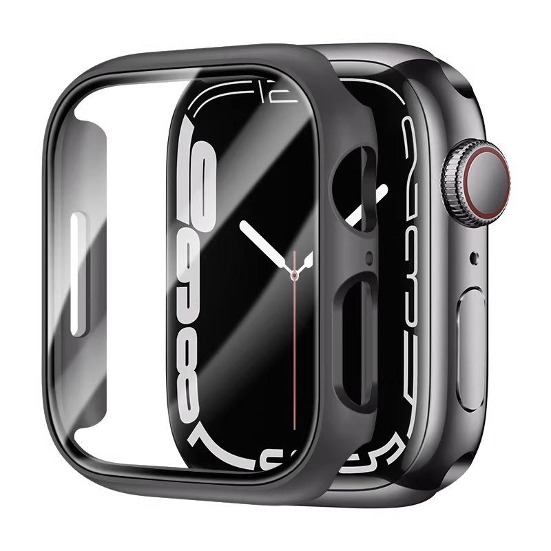 Чехол для Apple Watch 46мм 42мм 49мм 45мм 41мм 44мм 40мм PC Бампер Защитный рукав от падения iWatch Серия 11 10 Ultra 9 8 7 SE
