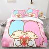 Комплект постельного белья Sanrio Little Twin Stars: одеяло, пододеяльник, наволочка, 2-3 предмета, детский и взрослый размер.