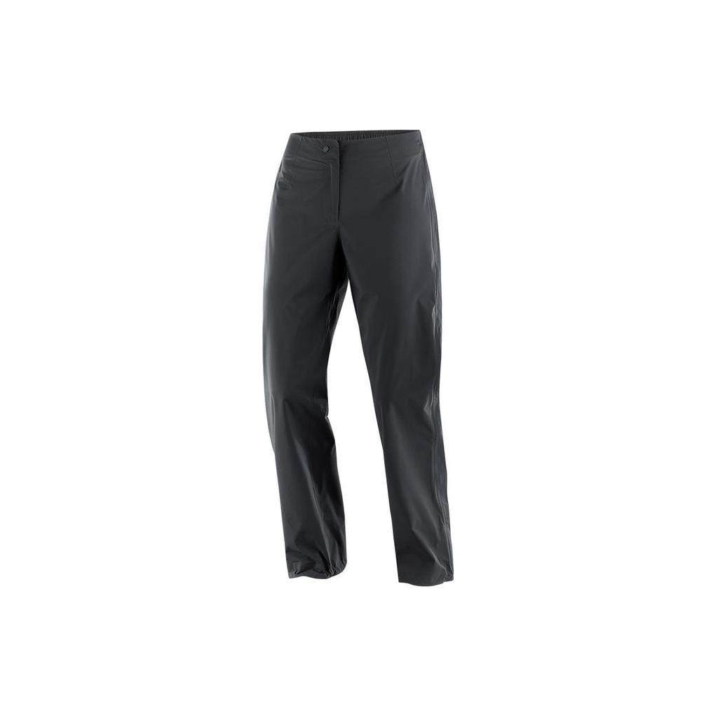 SALOMON Outerpath 2.5L Waterproof Breathable Straight Leg Outdoor Casual Pants Women Pants Deep-Black LC2209500