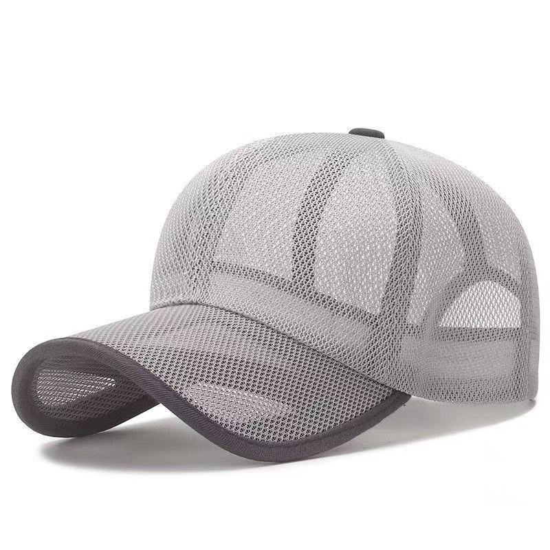 Сетчатая шляпа с выемками на карнизе, бейсбольная кепка, солнцезащитная кепка, мужская кепка-утконос, дышащая сетчатая кепка для весны и лета, детская солнцезащитная кепка