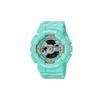 CASIO Серия BABY-G Флуоресцентный зеленый Макаронный цвет Электронные часы Водонепроницаемые и ударопрочные Светодиодная подсветка Кварцевый механизм Смола BA-110CH-3A