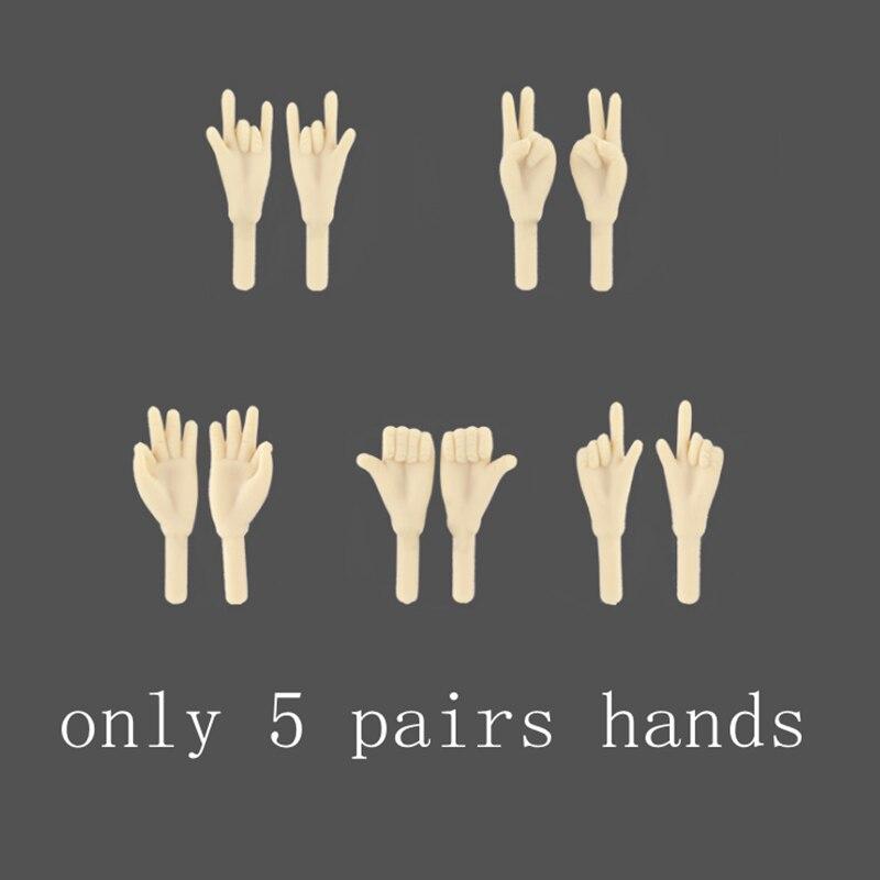 Высокое качество 1/6 аксессуары для кукол BJD, 28 шарниров для куклы 11,5 дюймов, подвижное обнаженное тело куклы телесного цвета и 5 пар сменных рук куклы