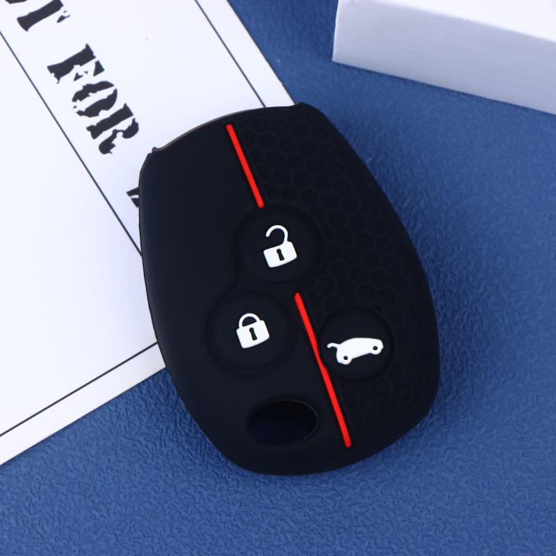 1Pcs Silicone Car Key Case Remote Car Key Cover Car Key Protector 2/3 Buttons Key Fob Cover Keys Accessories