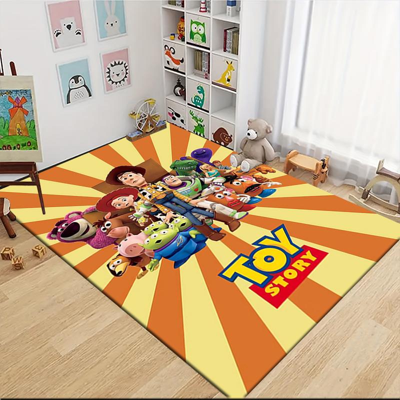 Toy Story Adventure Carpet Rug Soft Washable Antislip Home Living Room Sofa Mats Personalized Christmas Rug