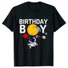 Birthday Harajuku Simple Fashion Trendy Short Sleeve Space Letter Printed T-shirt Clothing